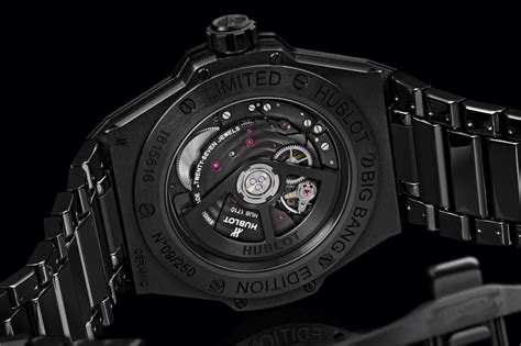 hublot big bang all black cera|hublot integrated time only.